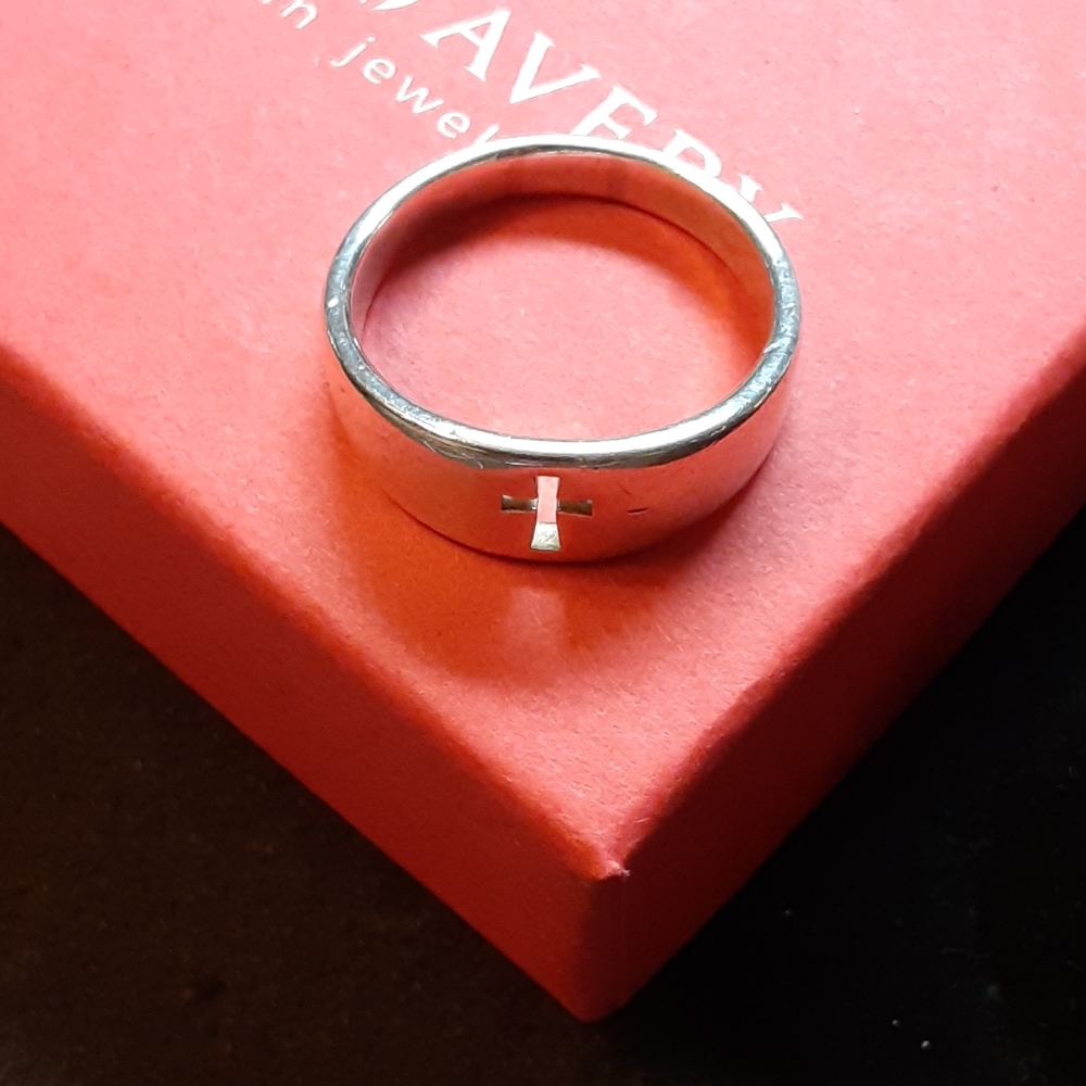 JA ring silver
